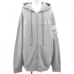 MONCLER フロントロゴパーカー Lサイズ グレー - メルカリ