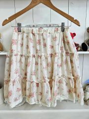 Fiorforte Ribbon rose garden skirt - メルカリ