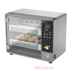 自動孵卵器 検卵ライト内蔵 自動転卵式 転卵式孵化器 大型インキュベーター 24個 自動温度調節 自動給水 デジタル表示 鶏卵 家庭用のサムネイル