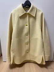 COS ダブルフェイス ウール ジャケット コート イェロー xxsのサムネイル