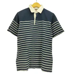 バーバリアン BARBARIAN 90S カナダ製 ボーダー コットン S/S ポロシャツ メンズ import：M のサムネイル