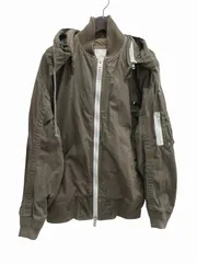 サカイ sacai ブルゾン MA-1 カーキ ミリタリー 1サイズ メンズのサムネイル