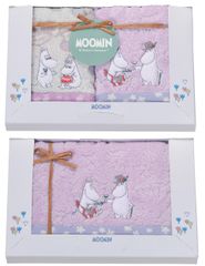 신품 丸眞 타월 선물 인사 이사 MOOMIN 무민 블룸 파티 MM-9828 핸드 타월 2장/페이스타월 1장 어머니의 날 생일 선물 1485009400