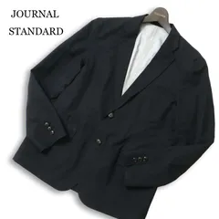 JOURNAL STANDARD Aqualinc ジャーナルスタンダード 春夏★ アンコン テーラード ジャケット Sz.M メンズ ネイビーのサムネイル