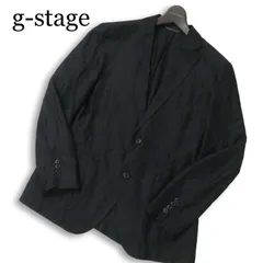 g-stage ジーステージ 春夏★ アンコン テーラード ジャケット Sz.48 メンズ 黒のサムネイル