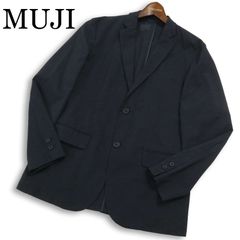 ウールジャケット ブルゾン S ネイビー 無印良品 MUJI - メルカリ