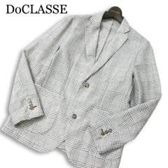 DoCLASSE ドゥクラッセ 春夏★ グレンチェック テーラード ジャケット Sz.S メンズのサムネイル