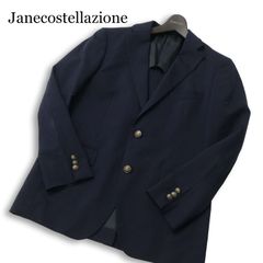 値下げ 美品 JACKLOGUN 紺ブレ ダブル 金ボタン モヘア混 - メルカリ
