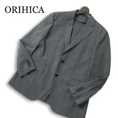ORIHICA オリヒカ 春夏★ ウォッシャブル テーラード ジャケット 大きいサイズ Sz.ABL メンズ 灰 グレーのサムネイル