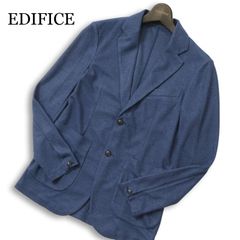 美品 エディフィス アンコン ストライプ サマージャケット 46シャツ