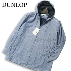 【新品 未使用】 DUNLOP ダンロップ ゴルフ 春夏 ダブルガーゼ★ シャンブレー ジップ パーカー ジャケット Sz.M メンズのサムネイル