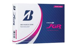 Brand new BRIDGESTONE TOUR B JGR golf balls, 2023 model, 12 balls per pack, pearl pink (J3PX).