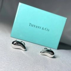 極美品】Tiffany & Co. シルバーウェーブピアス - メルカリ
