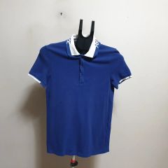 M114☆ワイスリー☆Y-3☆ヨウジヤマモト☆ポロシャツ☆青☆Sサイズ