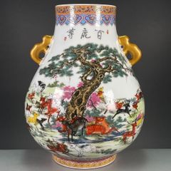 清乾隆青花花鳥六方将軍缶 景徳鎮 陶磁器 装飾品 現代工芸品 美術品 置物 清乾隆青花花鸟六方将军罐 景徳鎮 陶磁器 装飾品 現代工芸品 美術品