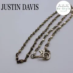 Justin Davis　ジャスティンデイビス 　スター付き　ダイヤ型　CURIO チェーン　シルバー925 ネックレス　ブレスレット　 長さ 50cmのサムネイル