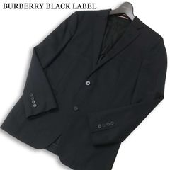 BURBERRY ロング丈 テーラードジャケット ストライプ ネイビー - メルカリ