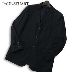 Paul Stuart 紺ブレ ネイビー 銀ボタン テーラードジャケット 48L