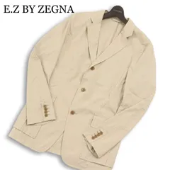 E.Z BY ZEGNA イージー バイ ゼニア 春夏★ ストライプ テーラード ジャケット ブレザー Sz.LL メンズ 大きいサイズのサムネイル