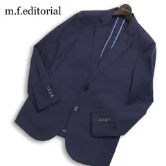 m.f.editorial タカキュー 春夏★ アンコン テーラード ジャケット ブレザー Sz.M メンズ 紺 ネイビーのサムネイル