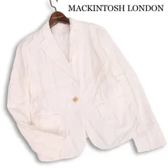 MACKINTOSH LONDON マッキントッシュ ロンドン 春夏★ 麻 リネン混 テーラード ジャケット Sz.40 レディースのサムネイル