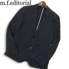 m.f.editorial タカキュー 春夏★ チェック アンコン テーラード ジャケット Sz.S メンズ 紺 ネイビーのサムネイル