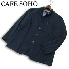 AT.P.CO イタリア製 ダブルブレスト テーラードジャケット 52 デニム調 