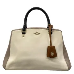 COACH(コーチ) ハンドバッグ ラグジュアリー カラーブロック クロスグレーン レザー スモール マーゴット キャリーオール F37248 レザー