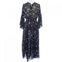 美品】FRAY I.D ボウタイプリーツプリントワンピース NVY 25AW - メルカリ