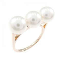 美品 タサキ TASAKI 750 バランス エラ リング 約12号 あこや真珠