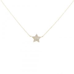 スタージュエリー ダイヤモンド ネックレス K18WG 0.17ct 3.8g - メルカリ