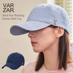 VARZAR バザール Stud Non Washing Denim Ball Cap 1408 1409 キャップ 深めのサムネイル
