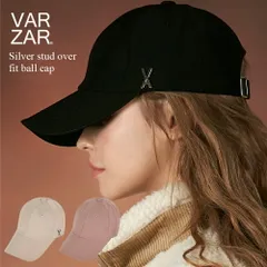 VARZAR バザール Silver stud over fit ball cap 韓国 帽子 キャップ 深め 小顔のサムネイル