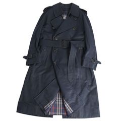 美品&2024年製】 バーバリー 英国製 トレンチコート ネイビー 52サイズ