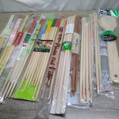 キッチン用品 未使用品:菜箸＆ターナー 竹製 まとめていっぱい！長期間保管品 X875のサムネイル