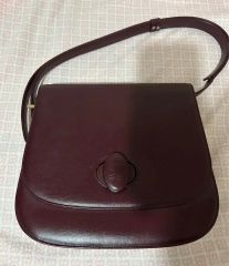 Gucci バーガンディ クラッチバッグ オールドグッチ ボルドーカラー