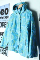 THE NORTH FACE ザノースフェイス ジップアップ ウィンドブレーカー アウター ジャケット キッズ 子供 スカイブルー -7968のサムネイル