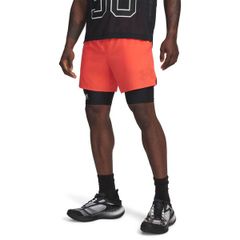 언더아머 맨즈 하의 바지 반바지 반바지 Under Armour Mens Vanish Elite 6 Shorts Venom RedVenom Red 레드