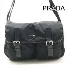 プラダ ショルダーバッグ PRADA メッセンジャーバッグ B6671 黒 - メルカリ