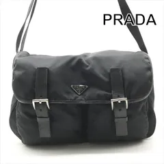 PRADA プラダ ナイロン テスート 三角ロゴ ショルダー バッグ ブラック ブランド カバン BAG ファッション c312