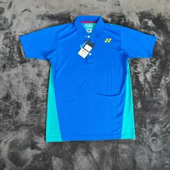 SALE【新品】YONEX ヨネックス 半袖 ポロシャツ 新品未使用 メンズ レディース ユニセックス Ｓサイズ テニス ウェア バドミントン ブルー ターコイズ VERYCOOL ドライ スポーツウェア 10167 566 DPB