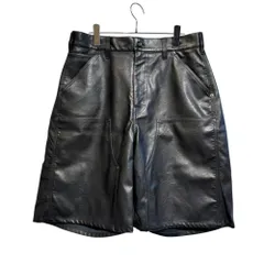 JOINT WORKS (ジョイントワークス) J FAKELEATHER WKNEE SPT フェイクレザーショートパンツ 25031721346020 ブラック Lのサムネイル