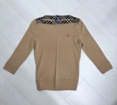 美品S ルイヴィトン LVロゴ シルク混ハーフジップサマーニット
