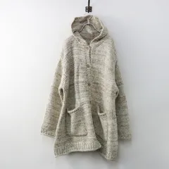 未使用 ツハルバイサマンサモスモス TSUHARU by Samansa Mos2 SM2 ミドル丈フードニットカーディガン F＼ベージュ【2400014984477】