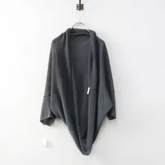 美品 2023SS エヴァムエヴァ evam eva E231K209 lily yarn bolero リリーヤーンボレロ グレー ／カーディガン ローブ【2400014983432】のサムネイル