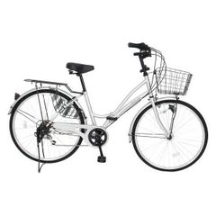 ほぼ未使用 無印 20型 フル装備 自転車 オートライト／バスケット／後