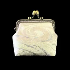 【No.385】着物リメイクポーチ、和風オリジナルポーチ(小)