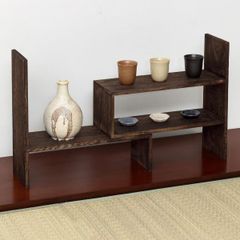 美品】高級 置き床 置床 飾り台 木製 引戸収納 幅90cm 茶道具 - メルカリ