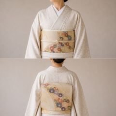 1050 華 名古屋帯 正絹 テナガエビ 白 楽天市場】名古屋帯 白（カラー 