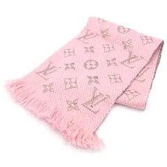 LOUIS VUITTON (ルイヴィトン) モノグラム エシャルプ ロゴマニア シャイン マフラー M70466 ピンクのサムネイル